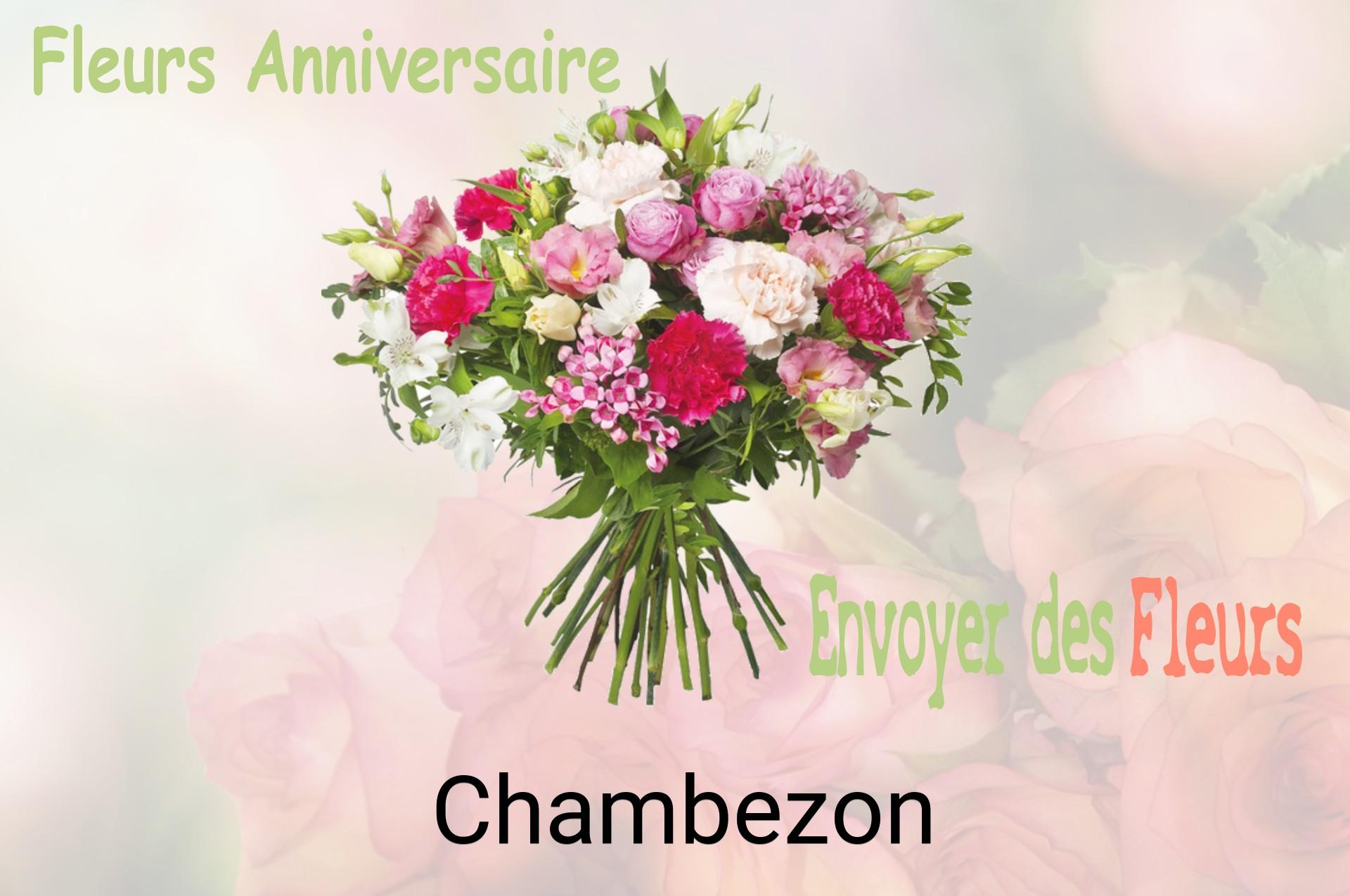Bouquet de fleurs d’anniversaire livré à Chambezon
