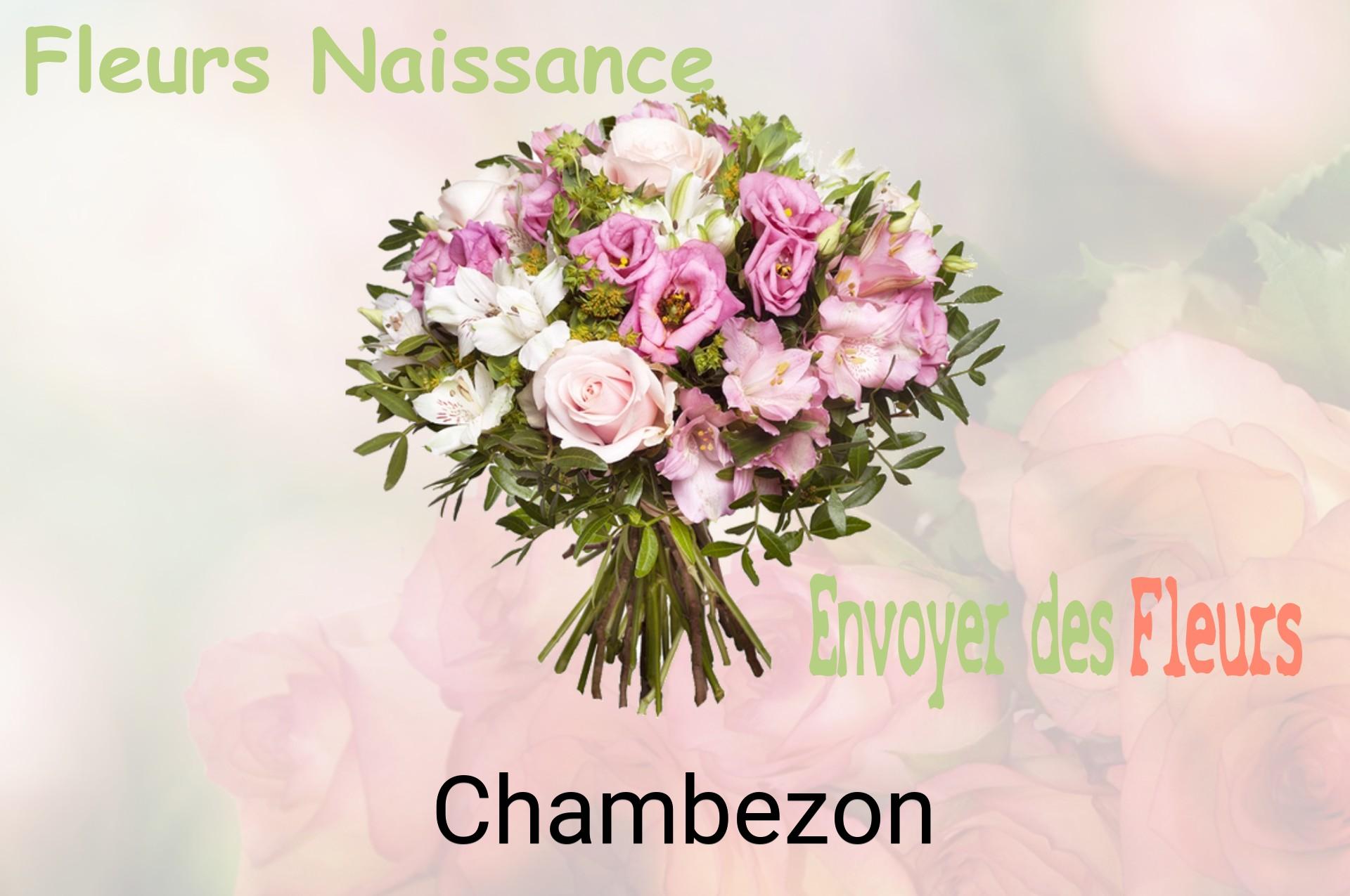Bouquet de fleurs de naissance livré à Chambezon